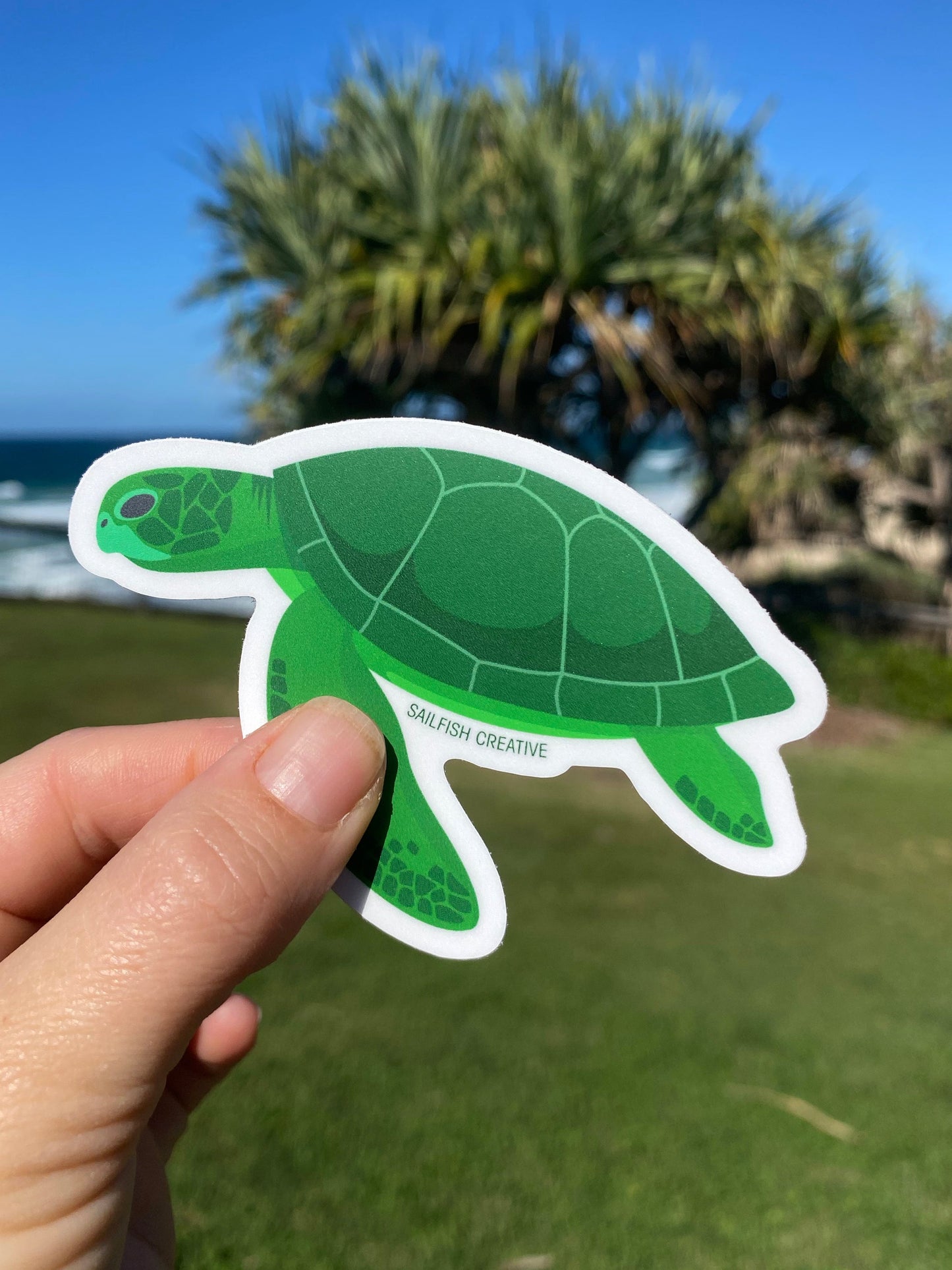 Sticker - Green Turtle