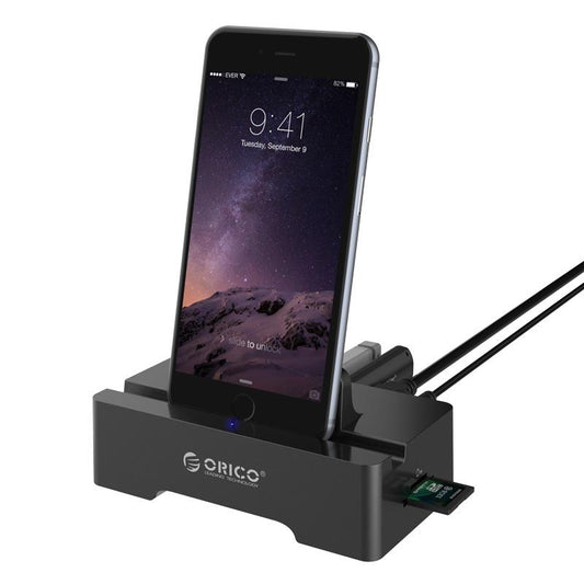 ORICO 3 Port USB2.0 Docking Station of Cellphone and PAD for SD & TF w